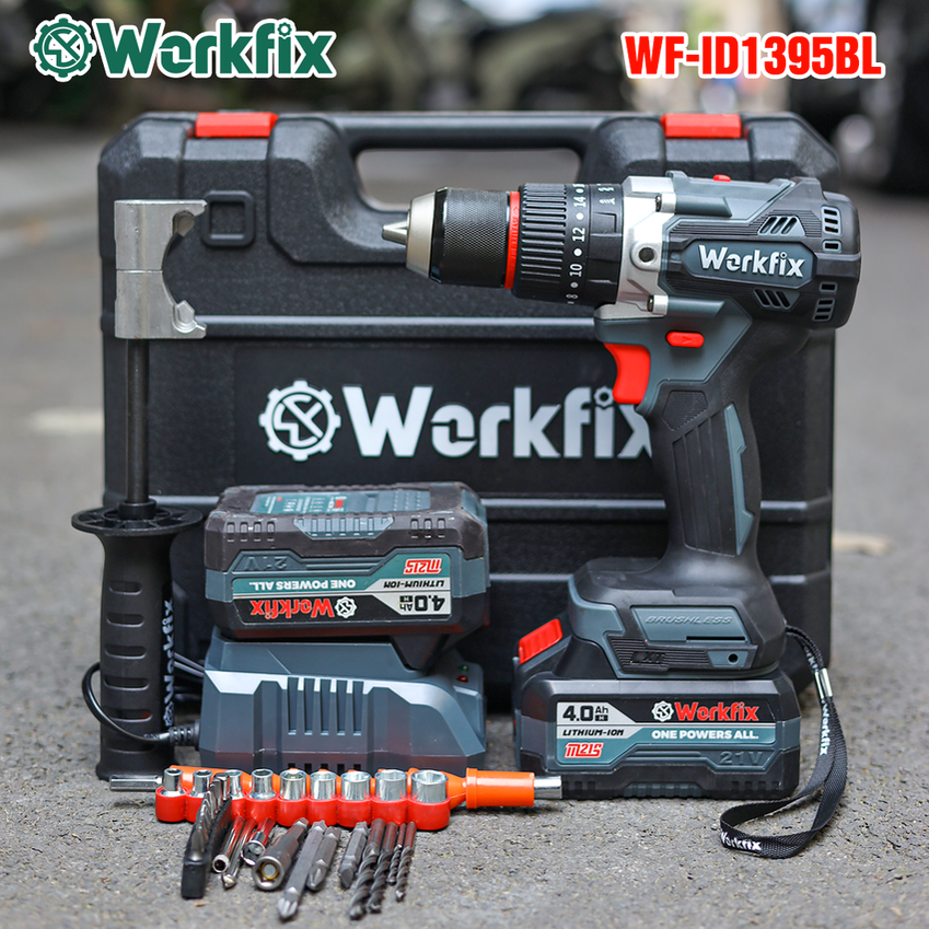 Máy khoan bê tông pin Workfix WF-ID1395BL (3 Chức năng) - Động cơ Brushless